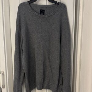RVCA Gray Crewneck Sweater